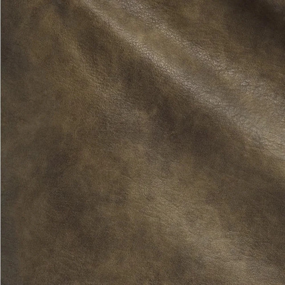 NWT BLANKNYC Zip Pocket Faux Leather Mini Skirt in Wild World Green Brown Y2K 26 - Picture 7 of 15